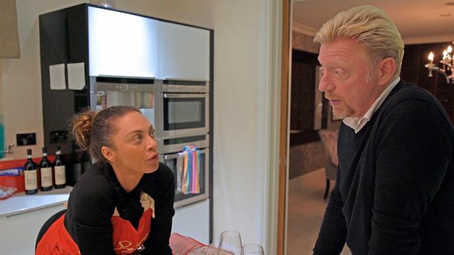 Boris Becker und seine Ehefrau Lilly zu Hause in Wimbledon. Seit April 2009 ist das Paar verheiratet, hat den gemeinsamen Sohn Amadeus.
