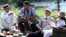 Legenden der Leidenschaft: Picknick mit Susannah (Julia Ormond): Alle drei Ludlow-Brüder sind in die bezaubernde Verlobte von Samuel (Henry Thomas) verliebt – auch Alfred (Aidan Quinn) und Tristan (Brad Pitt).