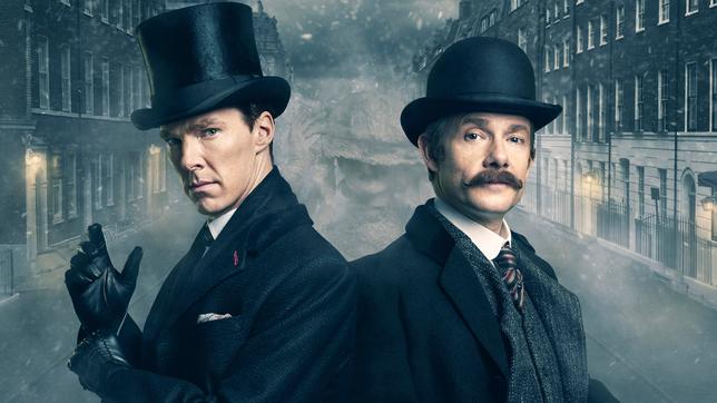 Bildquelle: ARD Degeto/BBC/Hartswood Films 2015 Sherlock und Watson in "Die Braut des Grauens"