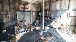 Eine abgebrannte Küche auf dem Gelände der Lagarde-Kaserne in Bamberg dient als Motiv für den Franken-Tatort.