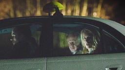 Rainald Klapproth (Florian Bartholomäi, li.) entführt ein Taxi. Die Geiseln: Charlotte Lindholm (Maria Furtwängler, re.) und Borowski (Axel Milberg, Mitte)