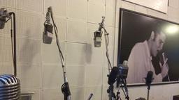 Gabalier – Die Volks-Rock'n'Roll – Dreharbeiten: Mikrofone im Aufnahmeraum der Sun Studios