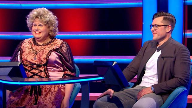 Bild: NDR Das Kandidatenpaar Olga Orange und Patrick Himmel