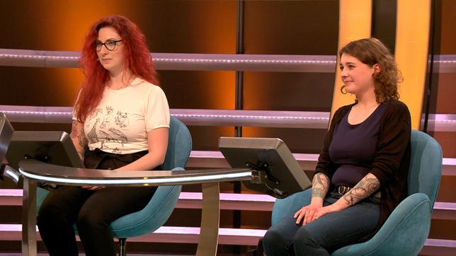 Bild: NDR Das Kandidatenpaar Valerie Pistorius und Anna Köhn
