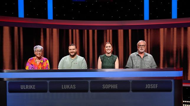 Bild: ARD/Uwe Ernst Die Kandidaten (v.l.n.r. am Panel): Ulrike Bandura-Blank, Lukas Rößler, Sophie Rohr und Josef Hamm.