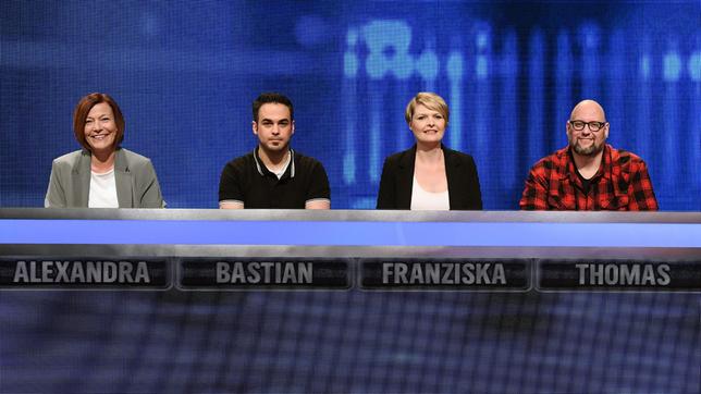 Die Kandidat:innen (v.l.n.r): Alexandra Niewöhner, Bastian Barth, Franziska Eibig und Thomas Wawro.