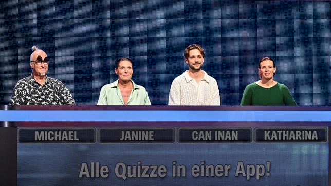 Bild: ARD/Uwe Ernst Die Kandidat:innen: Michael Wilms-Costa Gellrich, Janine Walker, Can Inan Özalp und Katharina Schlipp.
