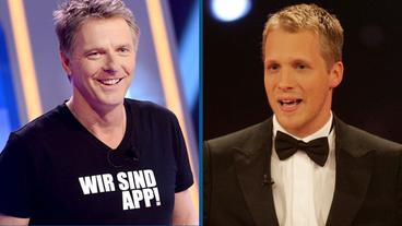 Bild: ARD/Uwe Ernst; dpa Jörg Pilawa (l.) und Oliver Pocher