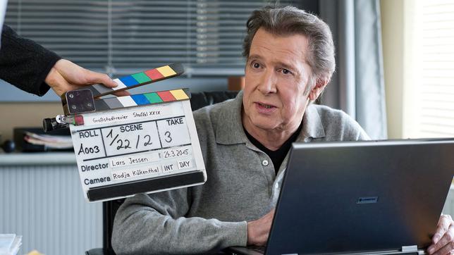 Bild: ARD/Thorsten Jander Großstadtrevier: Jan Fedder am Set