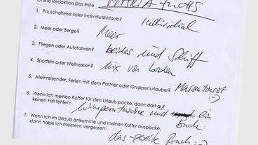 Bild: DasErste.de Marias Fragebogen