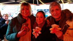 Sturm der Liebe Weihnachtsmarkt: Mona Seefried, Jennifer Newrkla und Dietrich Adam