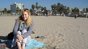 Bild: privat Natalie am Strand von Venice Beach