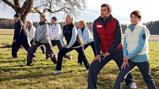 Nils e Karla al Gruppo di tariffa da jogging (Foto: ARD / Jo Bischoff)