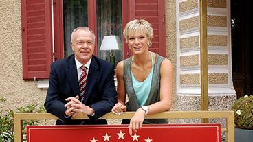 Bild: ARD/Jo Bischoff Maria Riesch und Dirk Galuba