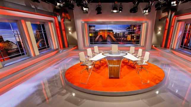 Bild: NDR/Morris Mac Matzen Neues Studio für "Beckmann"