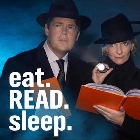 Cover für die Krimi-Specials von eat.READ.SLEEP dem Bücher Podcast in der ARD Audiothek