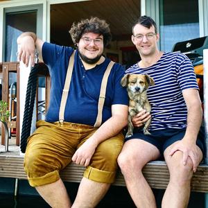Die Autoren der Serie Anton & Pepe: Axel Ranisch & Paul Zacher
