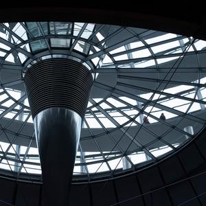 Deutscher Bundestag - Blick in die Kuppel