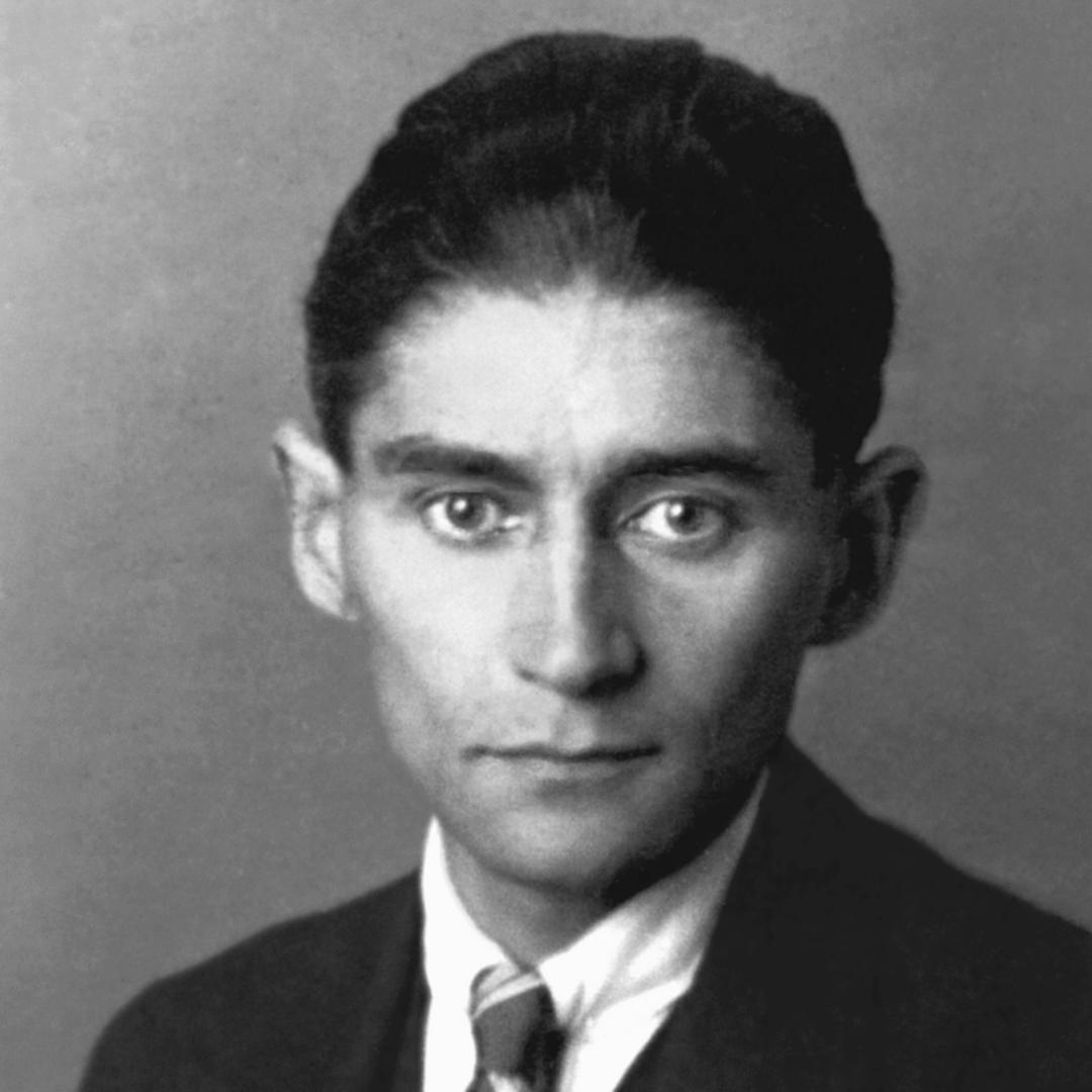 Letztes bekannte Fotografie von Franz Kafka, vermutlich 1923.