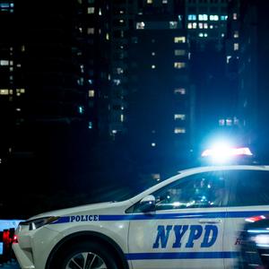 Ein Fahrzeug des NYPD im Einsatz