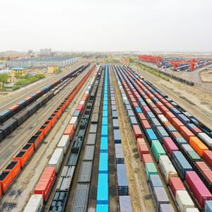 Containerzüge in China