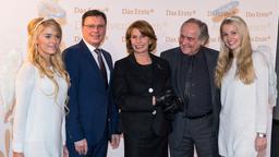 Programmdirektor Volker Herres mit Senta Berger und Michael Verhoeven