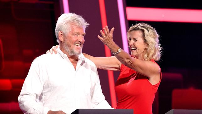Bild: ARD/Uwe Ernst Die Kandidaten des Teams "Bestseller": Die Schriftstellerin Hera Lind mit Ehemann Engelbert Lainer-Wartenberg.