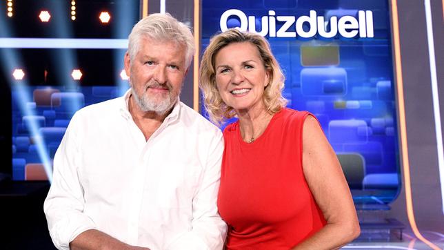 Bild: ARD/Uwe Ernst Die Kandidaten des Teams "Bestseller": Die Schriftstellerin Hera Lind mit Ehemann Engelbert Lainer-Wartenberg.