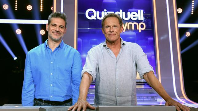 Bild: ARD/Uwe Ernst Die Kandidaten des Teams "Comedy": Rick Kavanian und Christian Tramitz - beide Schauspieler und Comedians.