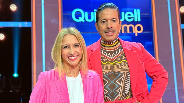 Bild: ARD/ITV Studios Die Kandidaten des Teams "Tanz": Kathrin Menzinger und Jorge González.