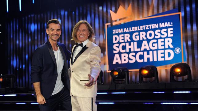 Bild: MDR/JürgensTV/Dominik Beckmann Florian Silbereisen und Jürgen Drews