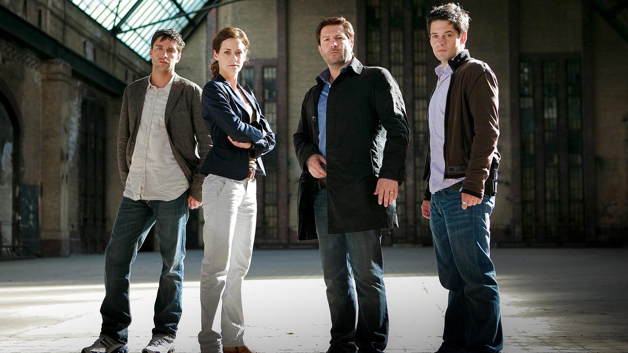 Kommissar LaBréa, Jean-Marc Lagarde, Corinne Dupont und Franck Zechira