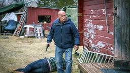 Kommissar Stålnacke (Thomas Oredsson) im Einsatz.
