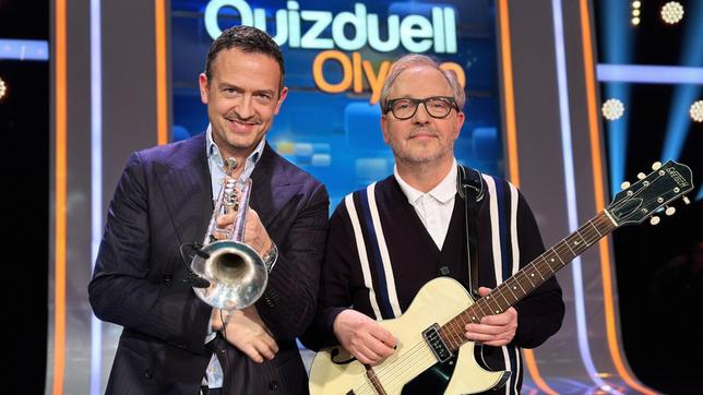 Bild: ARD/ITV Studios Team "Musik": Till Brönner und Olli Dittrich.