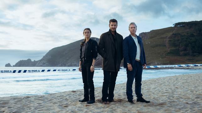 Kommissarin Mercédes Navarro (Mercedes Müller), Hauptkommissar David Acosta (Michael Epp) und Kommissar Adrían Martinéz (Dirk Borchardt) ermitteln gemeinsam in Galicien.