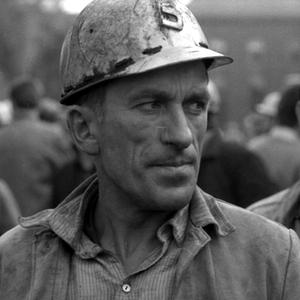 Streikender Arbeitnehmer im Bergbau in Dortmund 1969