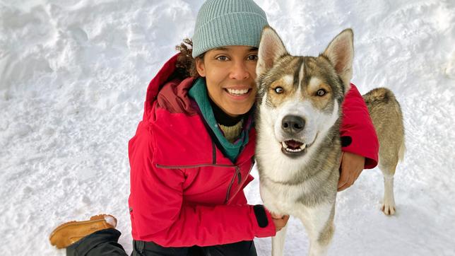 Bild: BR Sibirische Huskys sehen ihren Vorfahren, den Wölfen, sehr ähnlich. Weiteres Bildmaterial finden Sie unter www.br-foto.de.