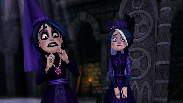 Bild: SWR/Blue Spirit Productions Die Tintagel-Schwestern Ygraine und Morgause stecken in Schwierigkeiten.