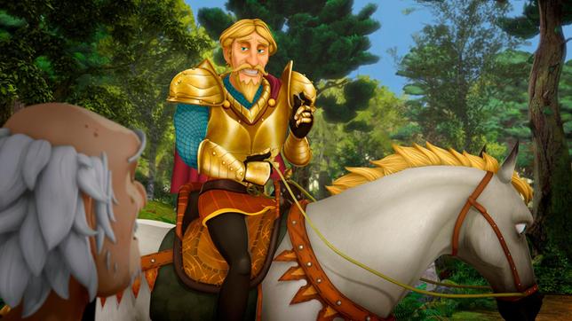 Bild: SWR/Blue Spirit Productions Prinz Drogon soll nach dem Willen von Guineveres Eltern ihr zukünftiger Ehemann sein.