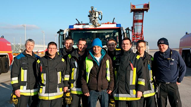 Bild: BR Checker Can Der Feuer-Check: Checker Can bei der Flughafenfeuerwehr am Flughafen München