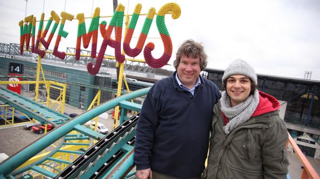 Bild: BR Checker Can Der Rummel-Check: Checker Can mit Stefan Kinzler an der "Wilden Maus"