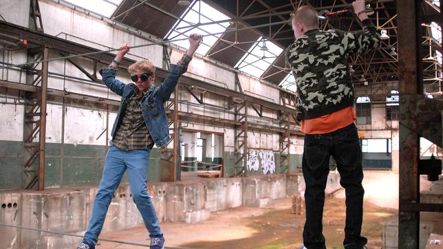 Bild: NDR Die Pfefferkörner Folge 123 Mutproben Max und Gangführer Yannick