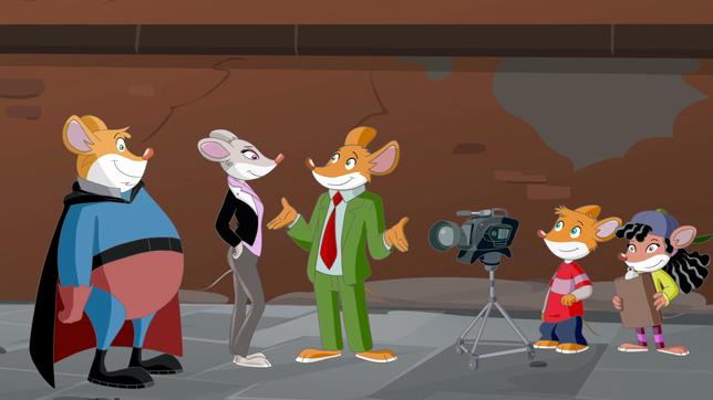 Bild: hr/Atlantyca Entertainment/Moonscoop Effeff spielt den Superhelden im neuen Film von Benjamin und Pandora.