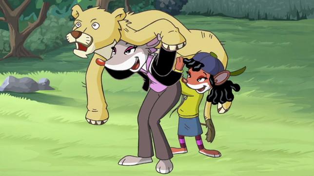 Bild: HR Geronimo Stilton Folge 29 Sabotage am Filmset Thea und Pandora