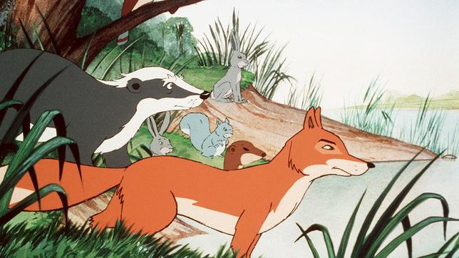 Die Kröte führt die Tiere zu einem Fluß, doch nicht alle Tiere sind geübte Schwimmer. Fuchs und Dachs müssen dafür sorgen, dass alle Tiere wohlbehalten ans andere Ufer kommen.