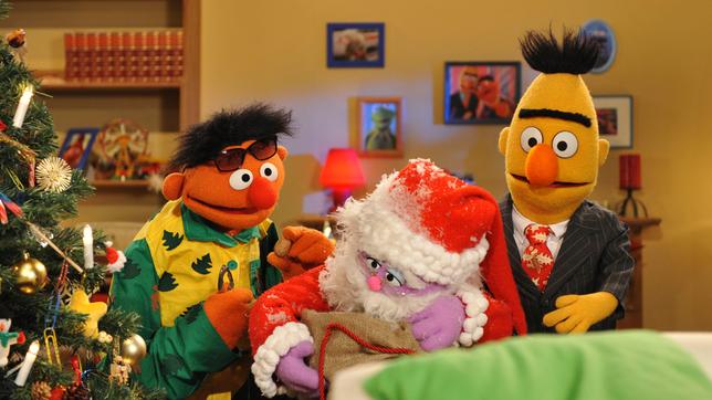 Bild: DasErste.de Ernie und Bert und der Weihnachtsmann