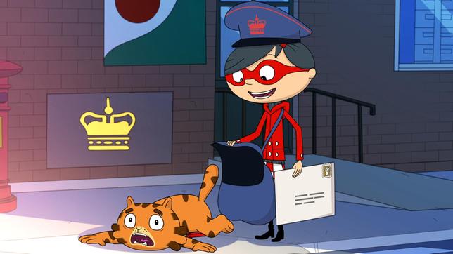 Bild: WDR/Cyber Group Studios Mirette (r) und Jean Cat ermitteln undercover als Briefträger.