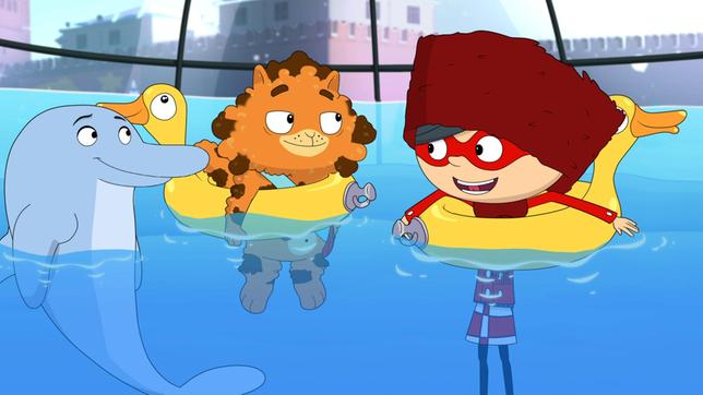 Bild: WDR/Cyber Group Studios Wer hat aus der Eislaufhalle in Moskau ein Aquarium gemacht?
