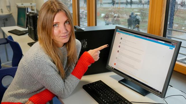 Bild: WDR/tvision Jana beschäftigt sich heute mit dem Thema "Hass im Netz – Was ihr gegen krasse Kommentare tun könnt"
