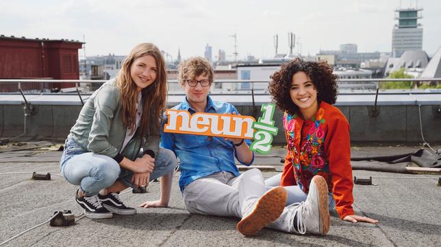 Bild: WDR/Annika Fußwinkel Das neuneinhalb-Moderationsteam Jana Kruck, Robert Meyer und Siham El-Maimouni